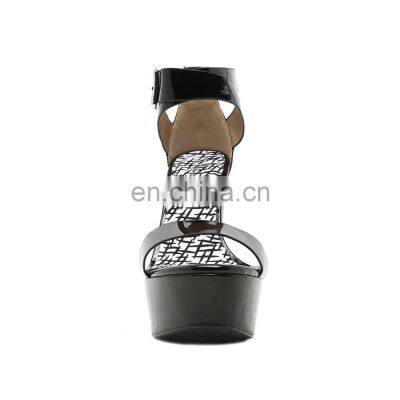 Ladies Good Quality Cheap Price High Heels Platform Sandals Shoes Women Dress Shoe photo-4