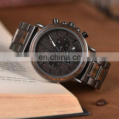 BOBO BIRD Custom Logo Wholesale Watches Men Luxury Brand High Quality Automatic Wrist Wooden Watches photo-3