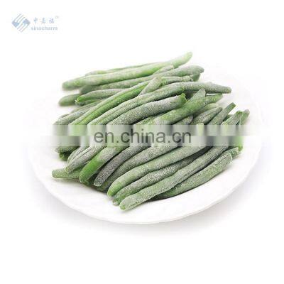 Sinocharm 2021 L7-13cm Frozen Green Beans IQF Whole Green Beans for sale