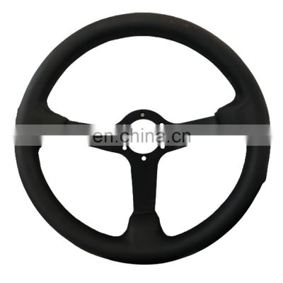 Custom laser logo custom embroidery word car steering wheel jdm steering wheel