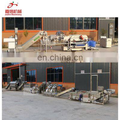 CE Certificated Strawberry Washing Cutting Processing Machinery