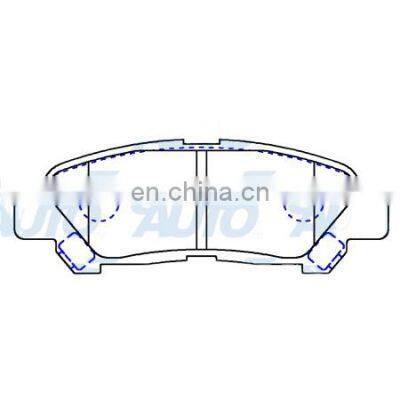 Automotive spare parts brake system Front  brake pad OEM 0446648120 044660E030 forToyota