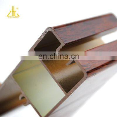Aluminum Wooded Grain Profile/Aluminum Winbdow Extrusion/ Aluminum Door Frame Profile