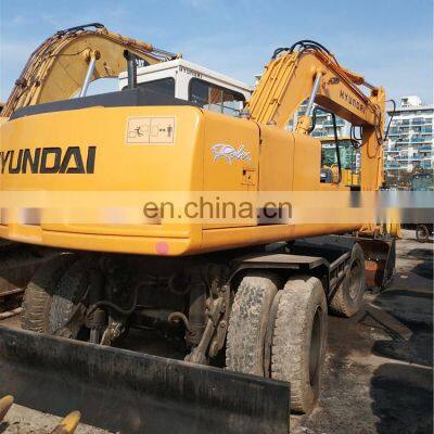 South Korea Hyundai 130w-5 crawler excavator on sale in Shanghai