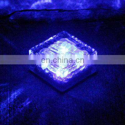 Lighting IP65 Waterproof RGB Brick Solar LED Light For Landscape