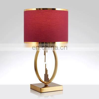 Simple Style Craft Outlet Hotel Table Lamp Bedside LED Desk Lamp