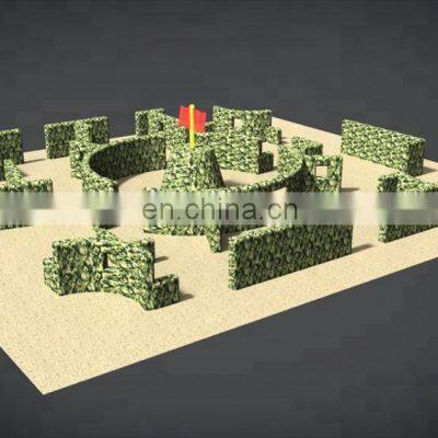 Cheap Manufacturer Inflatable Paintball Bunkers Set X Shape With High Quality photo-3