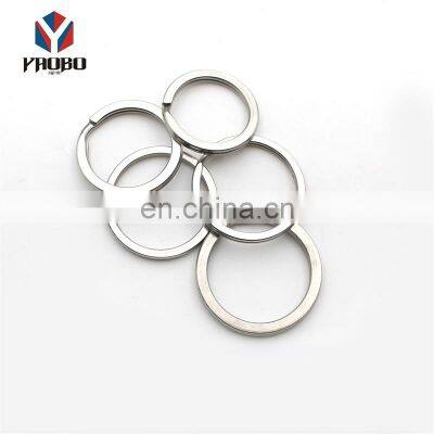 High Standard In Quality Stainless Steel Flat Split Customize Key Ring For Anywhere Use photo-3