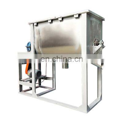 Hot Sale Animal Feed Screw Ribbon Blender Mixer Stainless Steel Starch Horizontal Mixing Blender photo-3