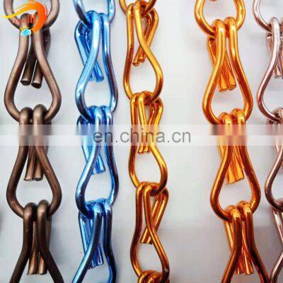 Customized Sizes Aluminum Anodized Decorative Chain Link Curtain