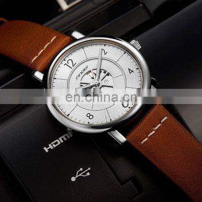 SINOBI Classic Wristwatch S9843G Stainless Steel Man Watch Relogio Custom Logo Hollow Out Dial Watches Montre Homme photo-4