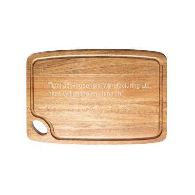 Small Acacia wood Board for Kitchen wood cutting Boards withJuice Groove Chopping Block