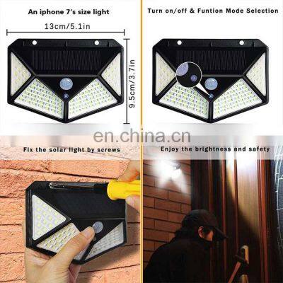 Amazon Solar Waterproof Motion Sensor Outdoor Indoor Energy Street Ground Solar Garden Led Lights System photo-4