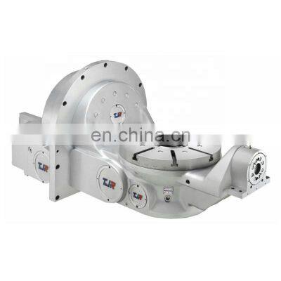 FHR-400S series reliable quality dual-axis and single-arm type 400mm CNC milling machine 5 axis rotary table hydraulic brake