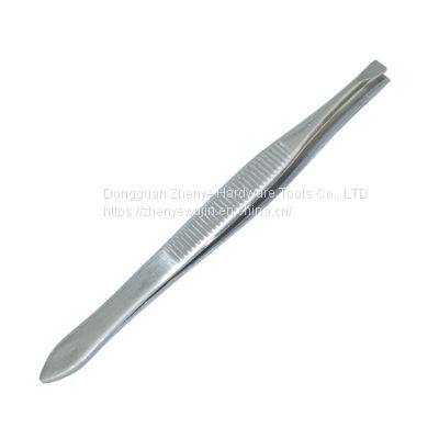 Flat Head Tweezers Plucking Eyebrow Clip Plucking Forceps Small Tweezers Tool Artifact Beard Men Eyebrow Shaving