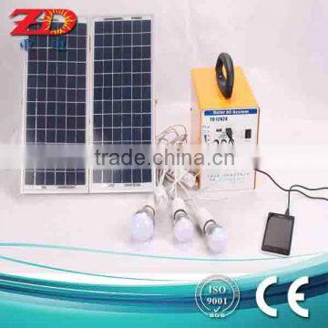 Compact solar charger for camping commercial solar power system