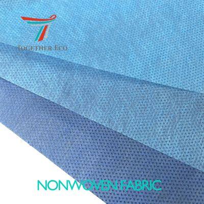 Medical Blue SMS Nonwoven Hydrophobic PP Spunbond Sms Non-woven Fabric photo-4