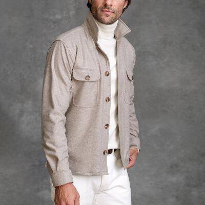 High-quality Fleence Wind Men's Casual Men's Long Sleeve Medium Long Jacket In Stock Coat photo-4