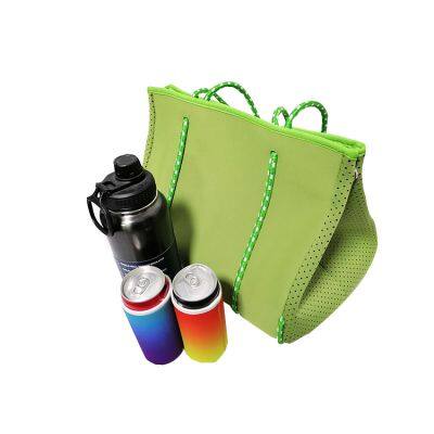 Functional Neoprene Shoulder Bag Work Travel Ladies Personalized Big Beach Tote Bag photo-4