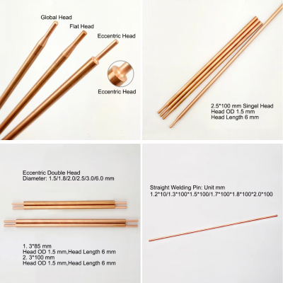 Aluminum Oxide Copper Spot Welder Needle Welder Pin Electrodes For Battery Welding Machines