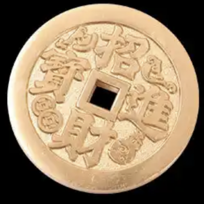 Decorative OEM Coins With Brass/Zinc Alloy Basic Material, Gold Plated/nickel Plated/24K Gold Plated Surface Processings