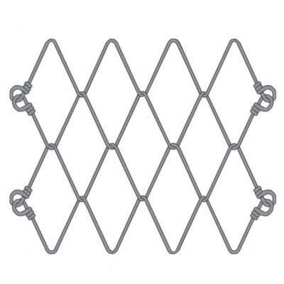 China High-Tensile 65/3 Slope Protection Mesh 1770N/mm² Steel Wire with Zn/Al Coating Rockfall Netting for Landslide Prevention