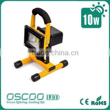 Power Oscoo Manufacturer Hot IP65 Portable Rechargeable 10W LED Flood Light Camping Light Festival Light With Car Charger photo-2