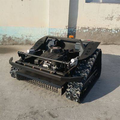 7Hp 7.5Hp 9Hp 16Hp Gasoline Engine Self Charging Remotely Controlled Field Grass Cutting Machine photo-2