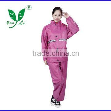 rain jacket taffeta 23s pvc rain coat&rain jacket