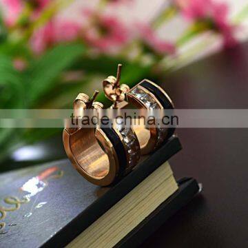 Wholesale Fashion Jewelry Cheap Wholesale Crystal Gold Stud Earrings photo-6