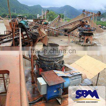 SBM Cyanite Hydraulic Crusher Plant , Hydraulic Cone Crusher for Sale photo-6