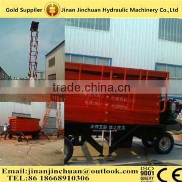 man scissor lift platform working platform trailer