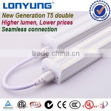 Office Lighting Fixtures T5 ETL 30CM 60CM Double Socket Lamp photo-2