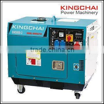 5KW Small Portable Silent Soundproof Diesel Generator Set 220V Key Start