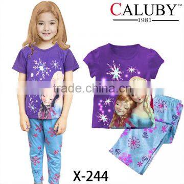 Kids Plain Pajamas Hot Baby pajamas Sleepwear Clothing Sets Summer
