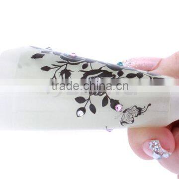 Ultra-Slim Glow In the Dark Mobile Phone Cases Luminous Plastic TPU Back Butterfly Flower Case for IPhone 6S 5 Plus photo-4