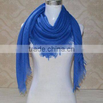 New Design Ladies Fashion Tassel Cotton Glitter Muslim Hijab Square Scarf Quality Choice photo-4