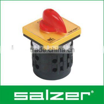 Salzer AC OFF-ON 2 position rotary switch (UL File No.E236199, TUV and CE Approved)