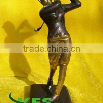 Table Decoration Bronze Sport Sculpture