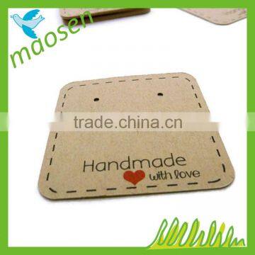 Pvc hanging earring cards for jewelry display cards hanging earring card tags earring or jewelry cards