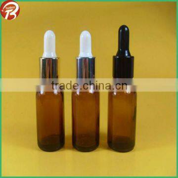 High quality glass dropper for amber glass bottle