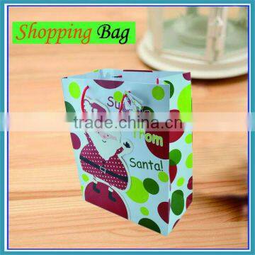 Custom fashion christmas souvenir bags for shopping and promotiom,good quality fast delivery