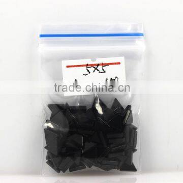 China Supplier Black Onyx Triangle Normal Cut Gemstone for Jewelry photo-6