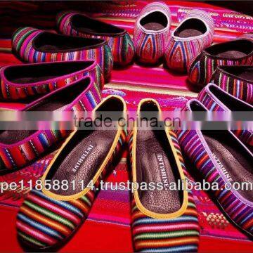 HANDMADE LOOM WOOL FABRIC SHOES