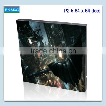 High Quality Full Color P2.5 SMD 160*160mm LED Video Panel Module