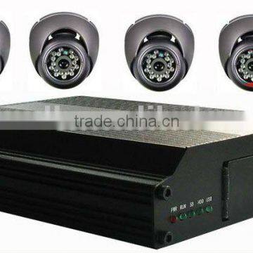 Mobile Surveillance Solution/3G GPS MDVR with High Resolution Vehicle CCD Cameras