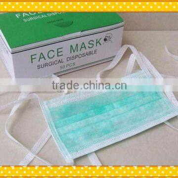 Disposable 3ply tie Face Mask