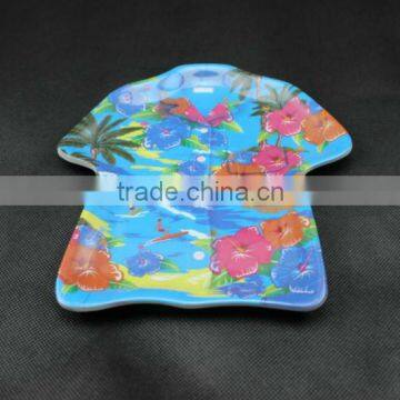 clothes-like melamine tray