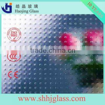 haojing wire nashiji figured glass /clear Figure Glass/Glass Figured with CE/ISO9001 etc