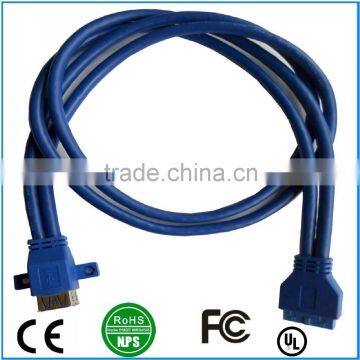 USB3.0 20Pin ATX Board Extension Adapter USB3.0 Cable photo-3